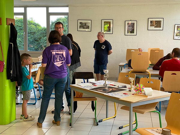 Le stand d'accueil à la journée portes ouvertes