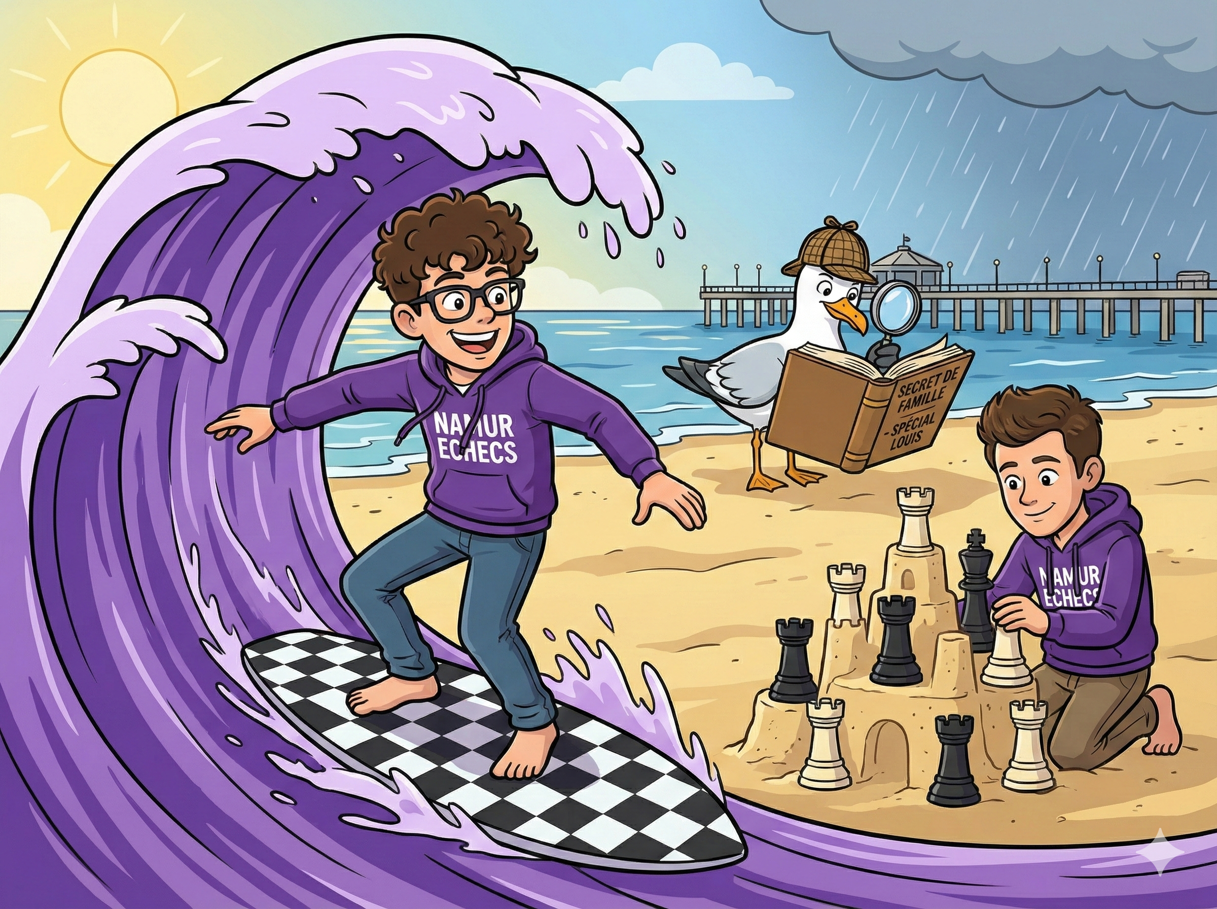 Le wave de Sacha et la maîtrise des finales de tour de Clément