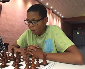 Lucas Cobut, vainqueur du challenge de parties rapides Lucas Cobut
