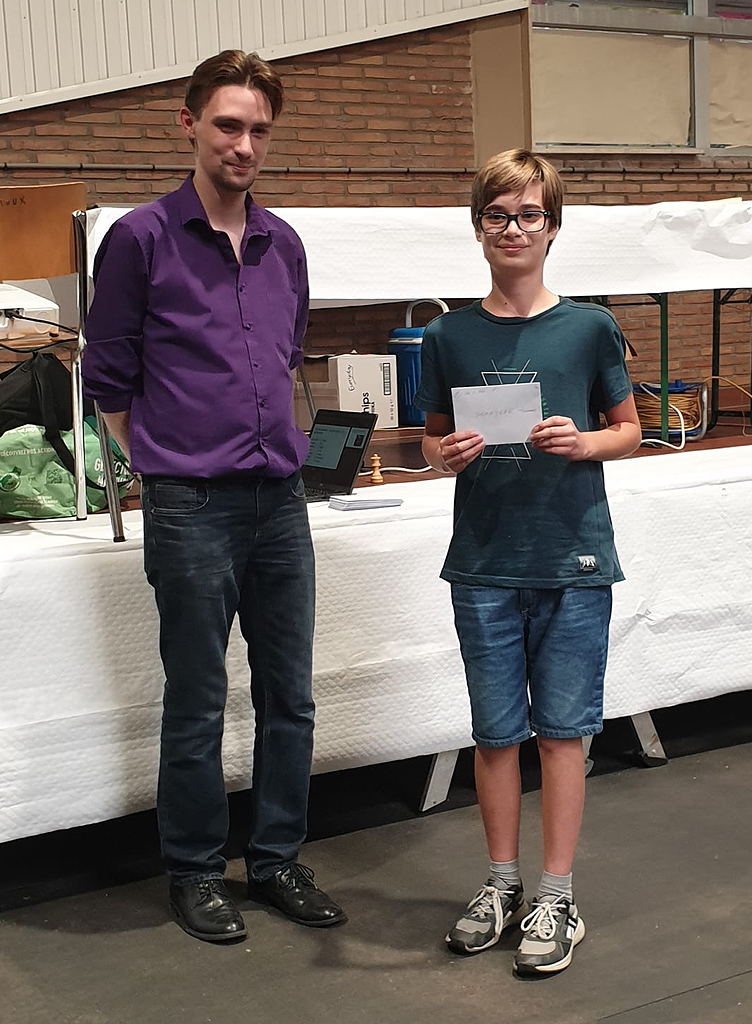 Thomas à la remise des prix